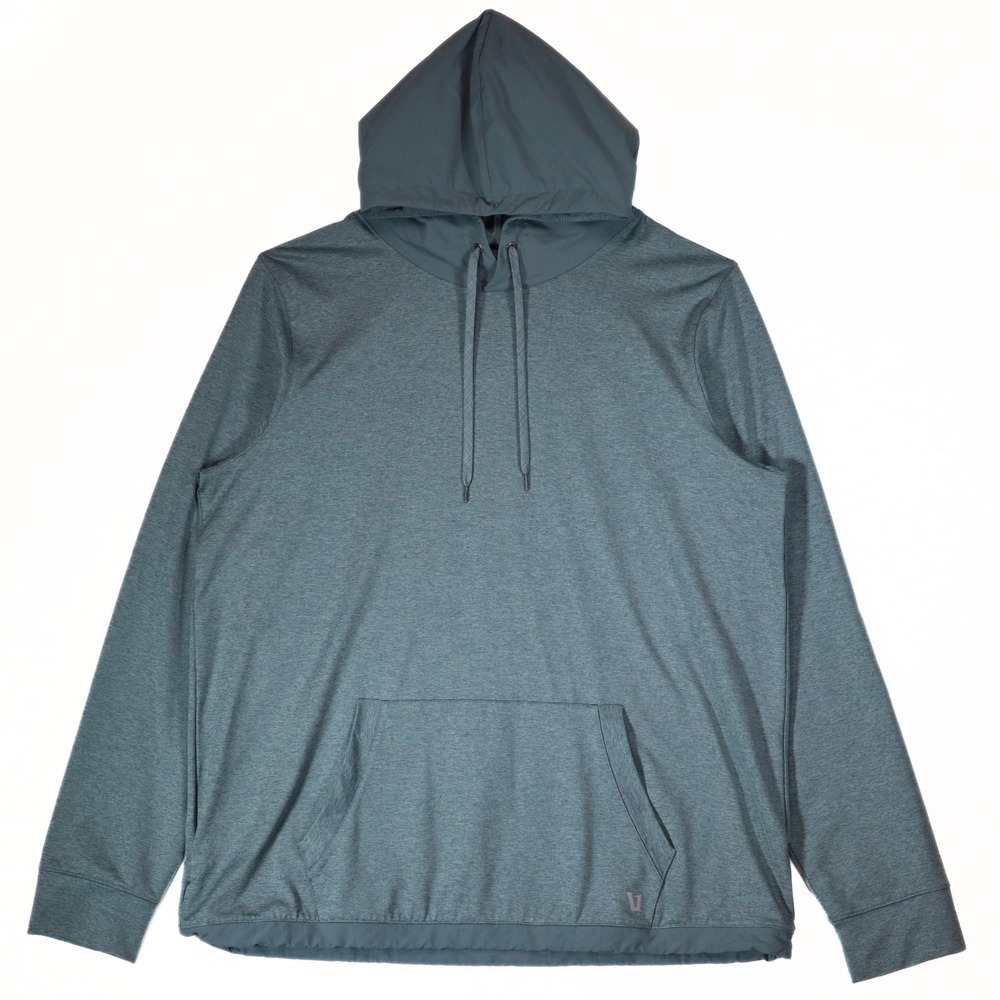 Vuori Sunday Element Hoodie Mens XL Blue Gray Performance Pullover V264